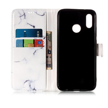 Pattern Printing Wallet Stand Leather Flip Case for Huawei P20 Lite / Nova 3e