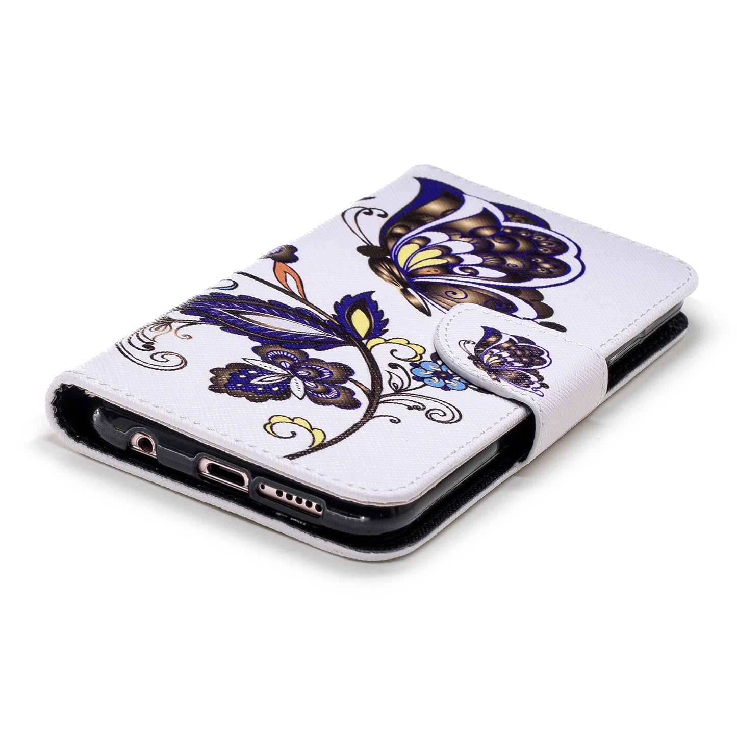 Patterned Leather Wallet Stand Phone Shell for Huawei P20 Lite / Nova 3e