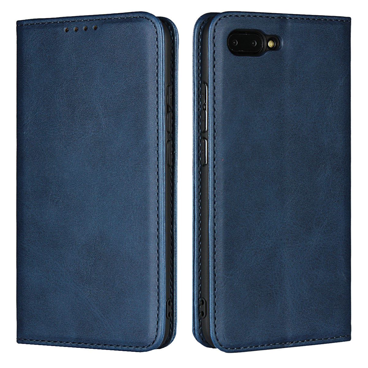 Auto-absorbed Leather Wallet Stand Phone Case for Huawei Honor 10