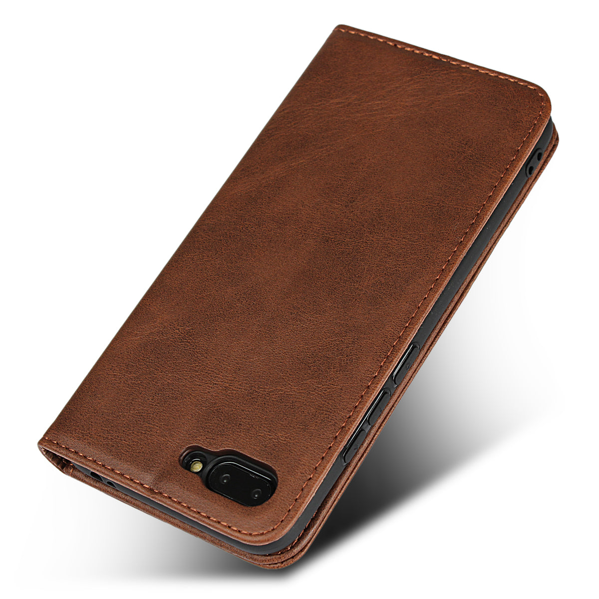 Auto-absorbed Leather Wallet Stand Phone Case for Huawei Honor 10