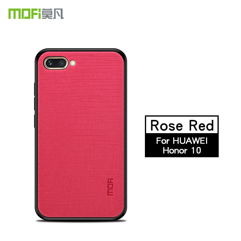 MOFI Bright Shield Series Cloth Coated PC TPU Hybrid Phone Cover for Huawei Honor 10