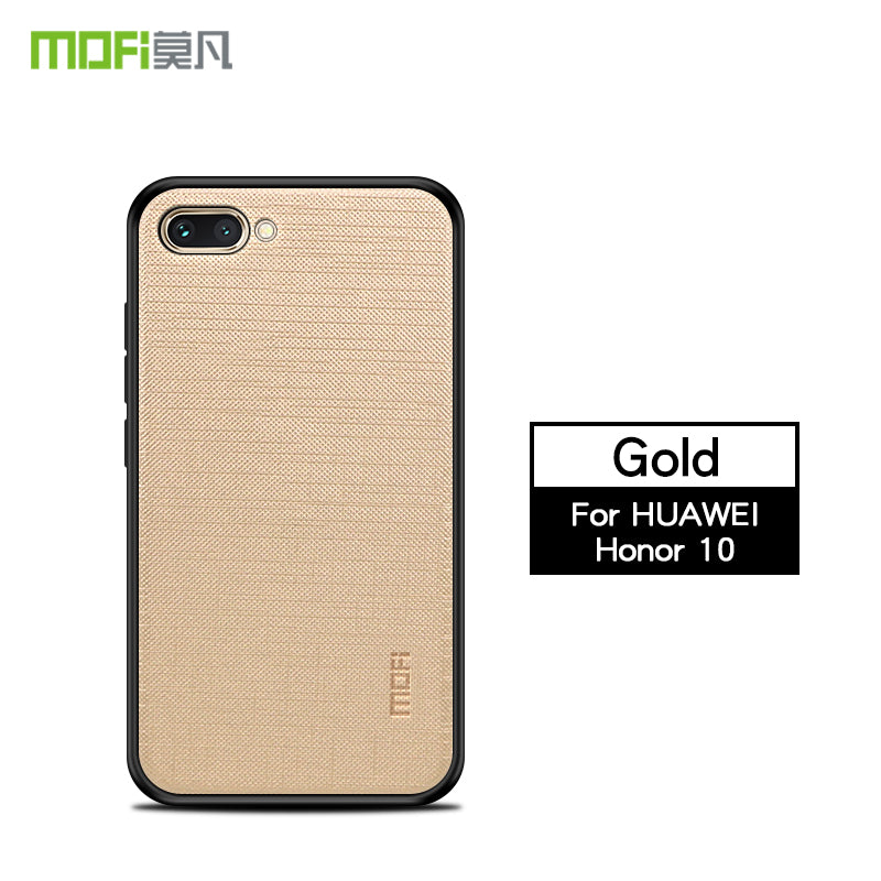 MOFI Bright Shield Series Cloth Coated PC TPU Hybrid Phone Cover for Huawei Honor 10