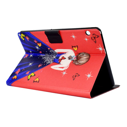 Pattern Printing Card Holder Stand Leather Case for Huawei MediaPad T3 10