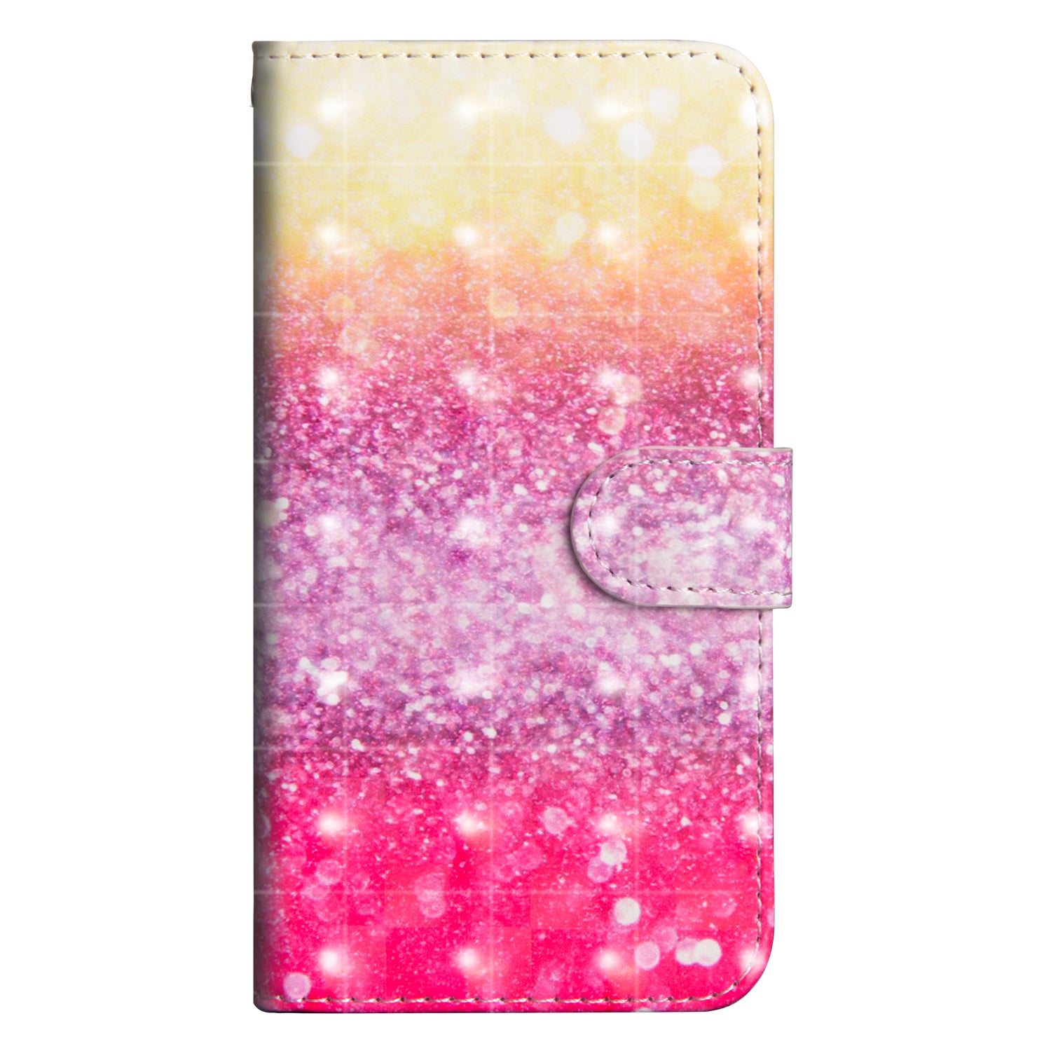 Light Spot Decor Patterned Wallet Stand Leather Case for Huawei Y5 (2018)