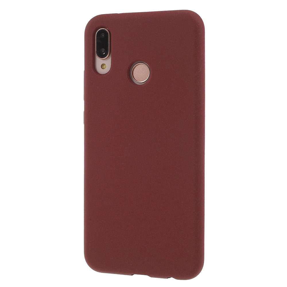 For Huawei P20 Lite / Nova 3e Double-sided Matte TPU Back Case Cover