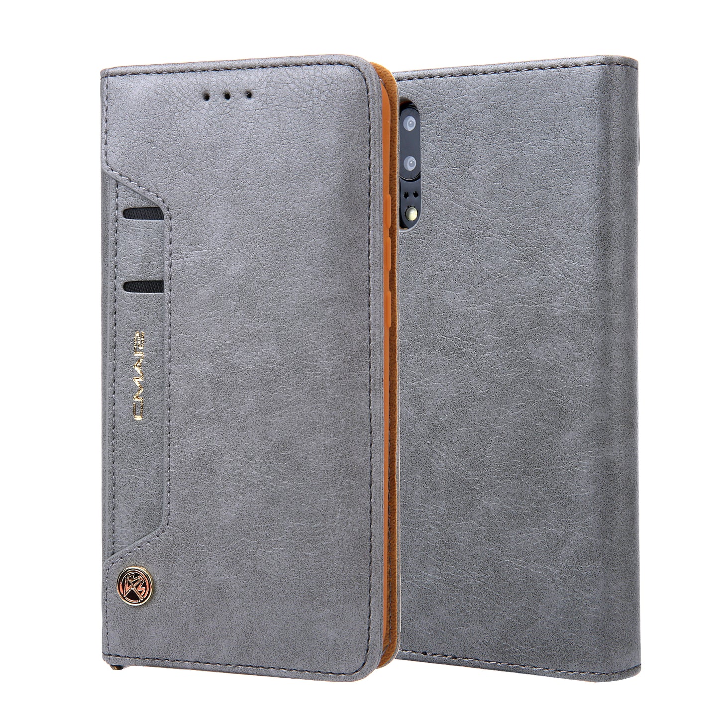 CMAI2 PU Leather Card Slots Flip Case with Stand for Huawei P20