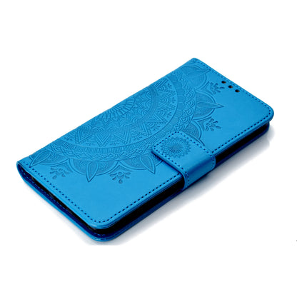 Imprint Mandala Flower  Leather Wallet Flip Casing for Huawei Y6 (2018) / Honor 7A (without Fingerprint Sensor)