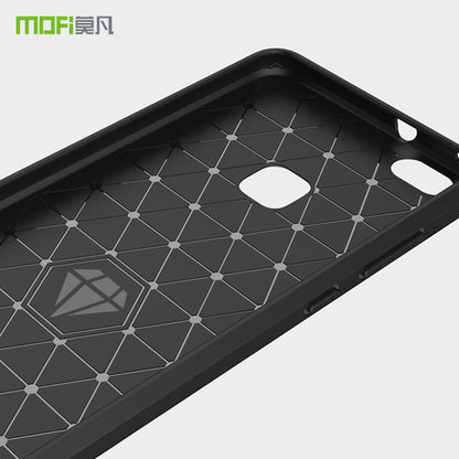 MOFI Carbon Fiber Texture Brushed TPU Protection Mobile Phone Casing for Huawei P10 Lite