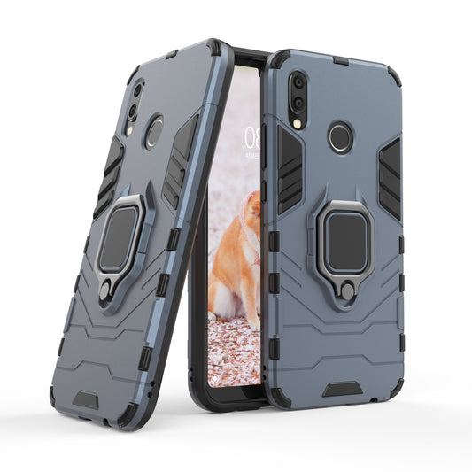 Cool Guard Ring Holder Kickstand PC TPU Hybrid Case for Huawei P20 Lite / Nova 3e