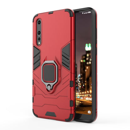 Finger Ring Kickstand PC + TPU Hybrid Mobile Phone Case for Huawei P20 Pro