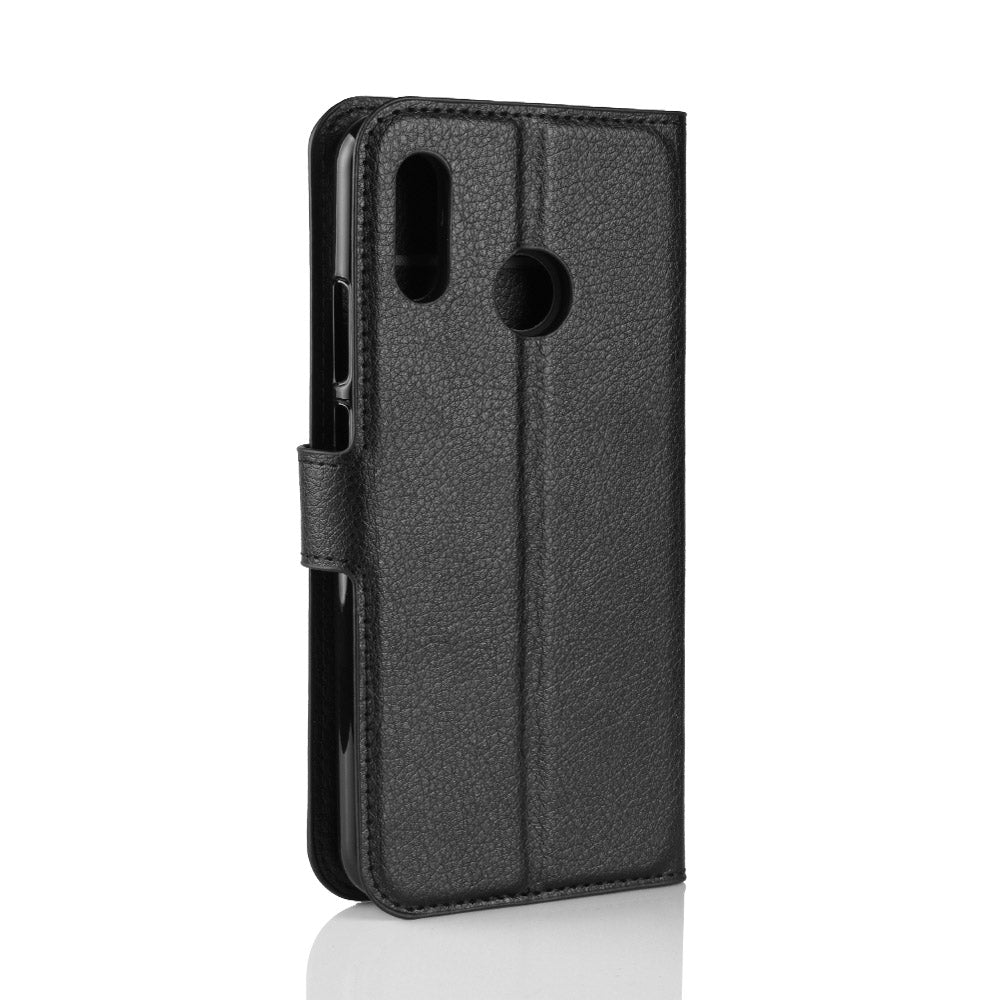 Litchi Skin Wallet Leather Stand Case for Huawei nova 3