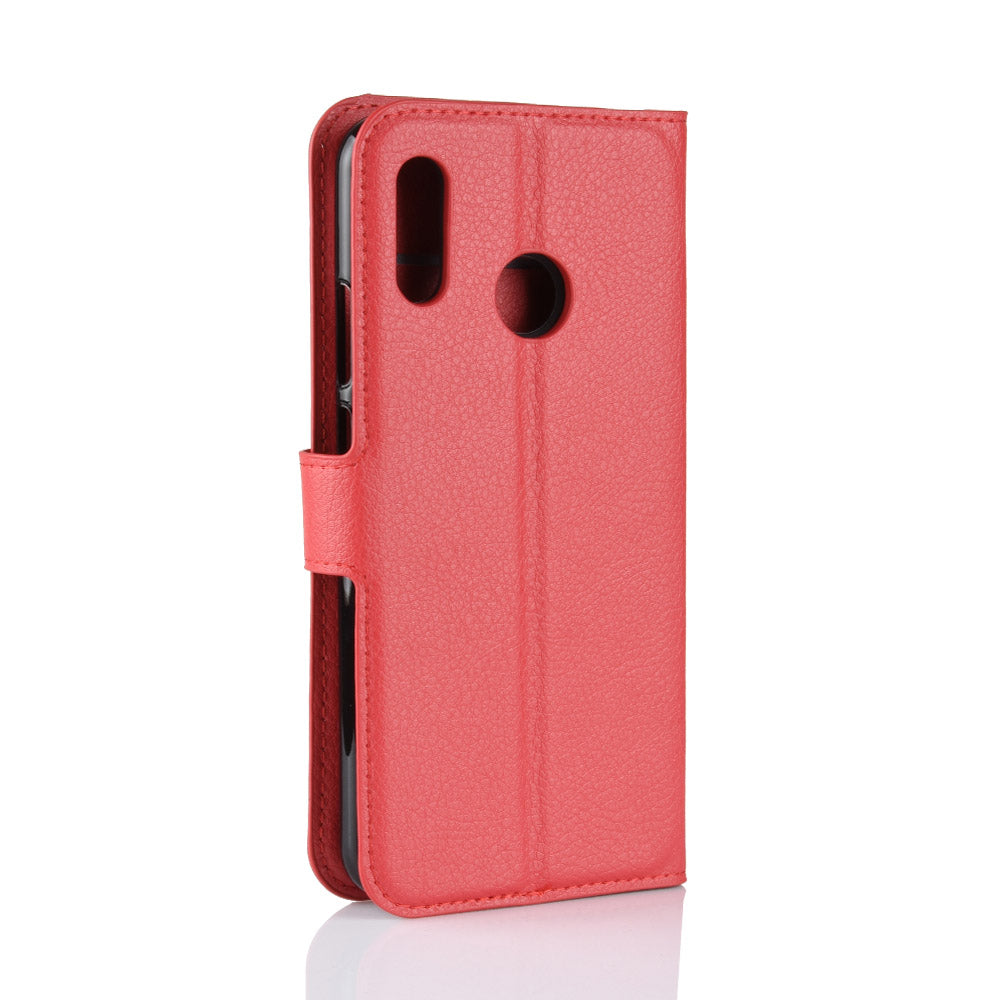 Litchi Skin Wallet Leather Stand Case for Huawei nova 3