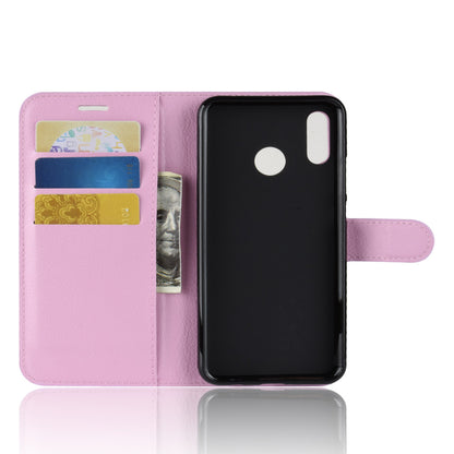 Litchi Skin Wallet Leather Stand Case for Huawei nova 3