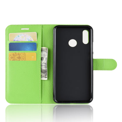 Litchi Skin Wallet Leather Stand Case for Huawei nova 3