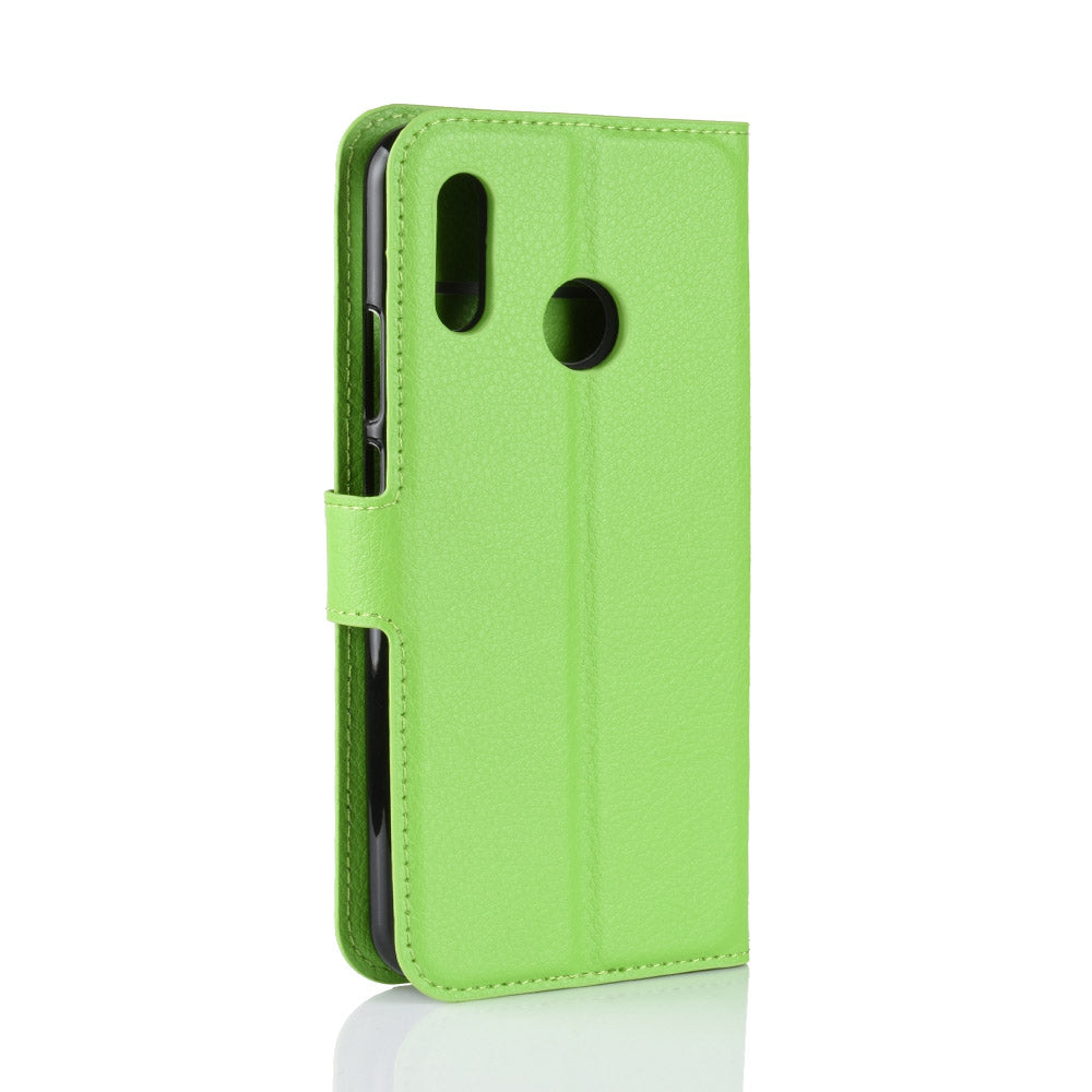 Litchi Skin Wallet Leather Stand Case for Huawei nova 3