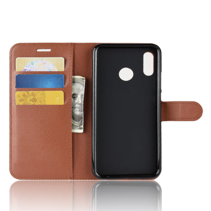 Litchi Skin Wallet Leather Stand Case for Huawei nova 3