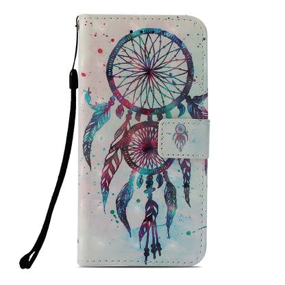 Pattern Printing Leather Wallet Case for Huawei Honor 10