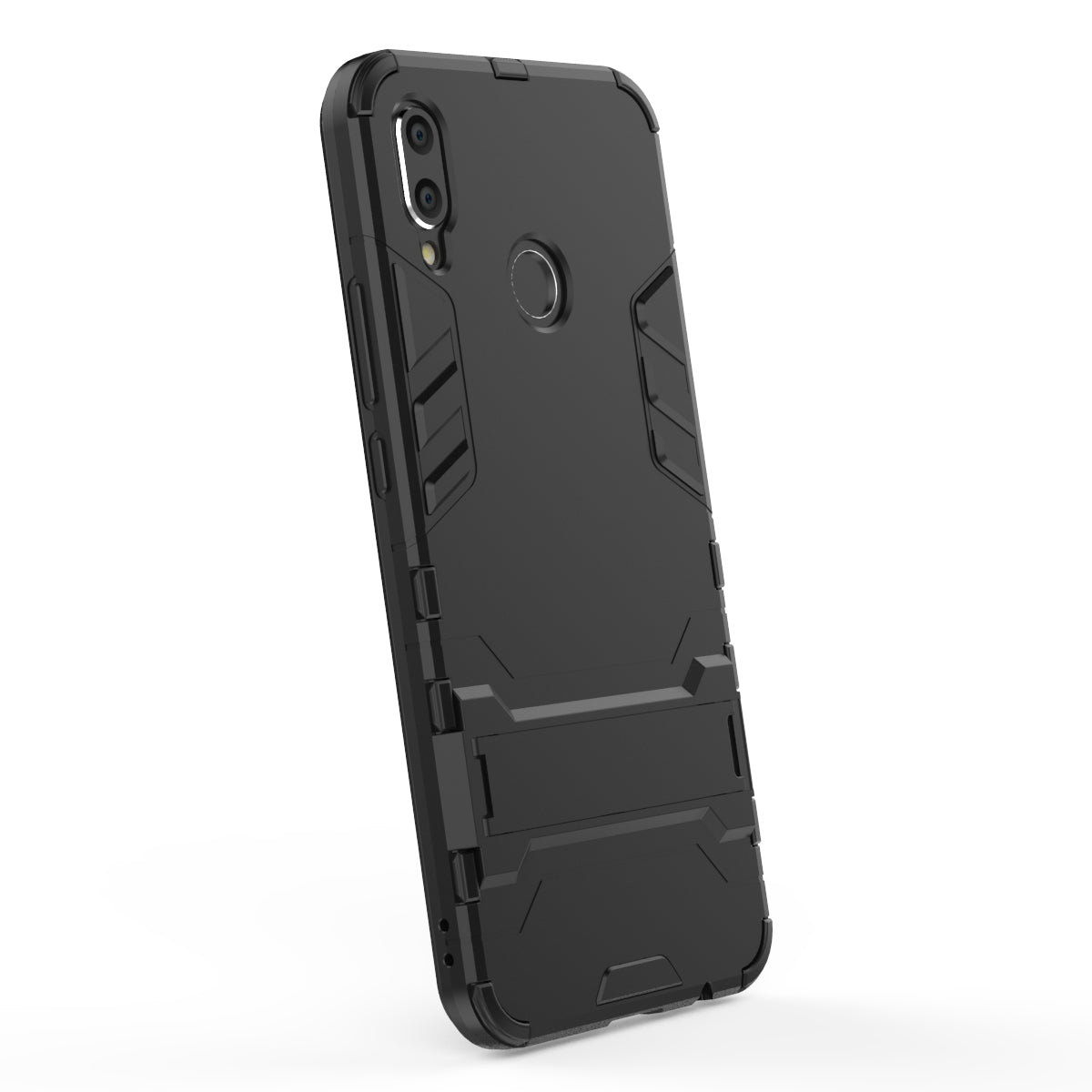 Plastic + TPU Hybrid Case with Kickstand for Huawei P Smart+ / nova 3i