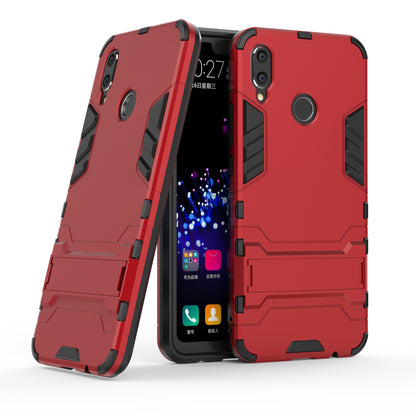 Plastic + TPU Hybrid Case with Kickstand for Huawei P Smart+ / nova 3i