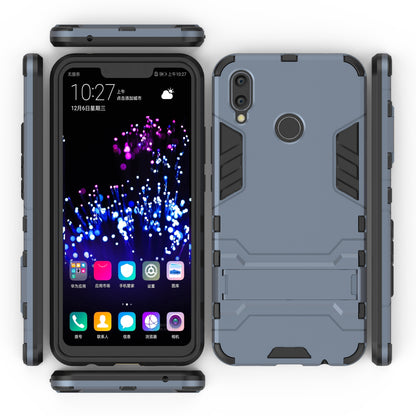 Plastic + TPU Hybrid Case with Kickstand for Huawei P Smart+ / nova 3i