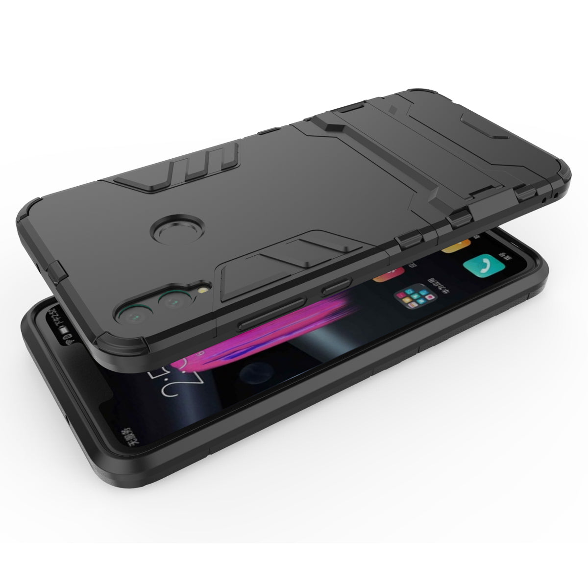 Plastic + TPU Hybrid Case with Kickstand for Huawei Honor 8X / Honor View 10 Lite