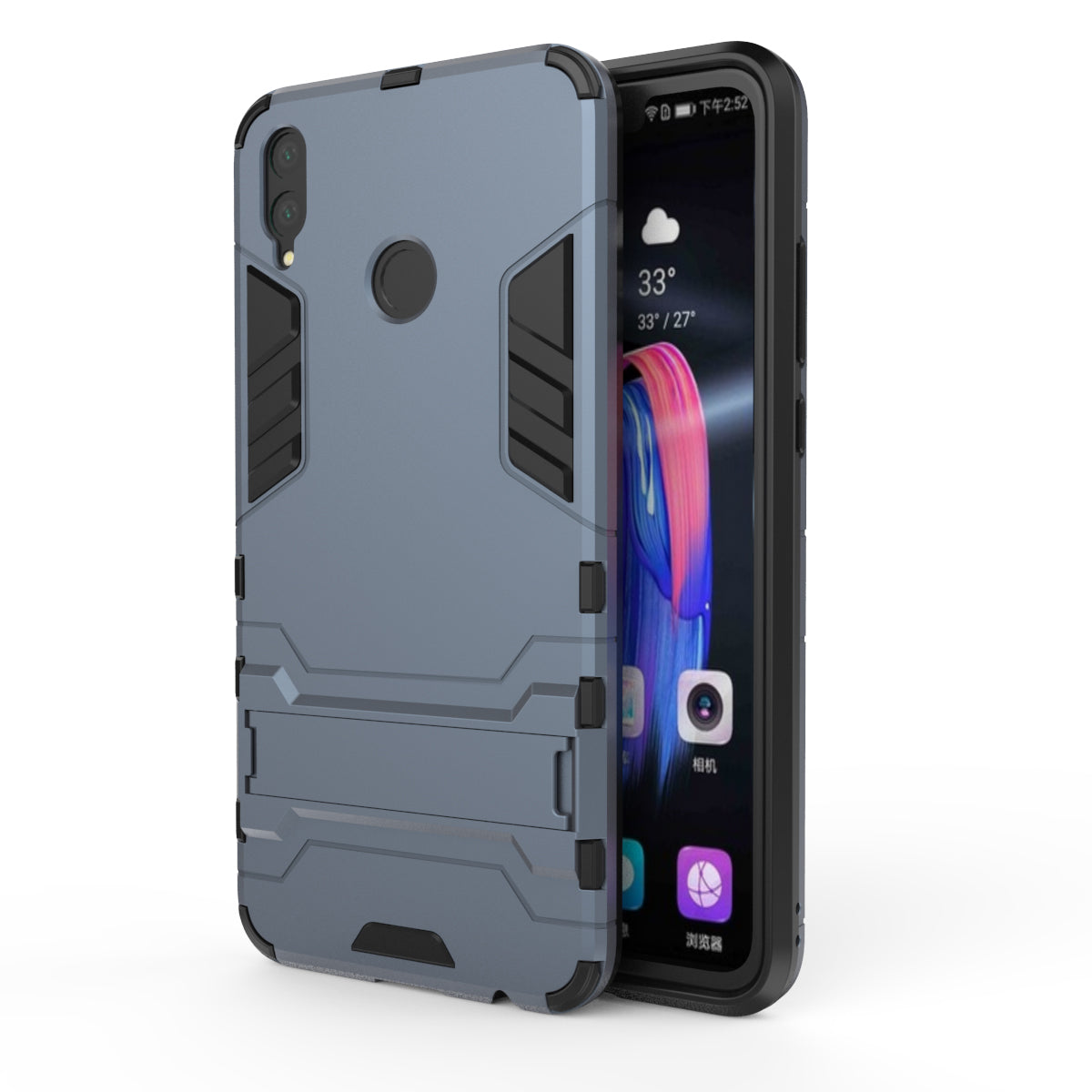 Plastic + TPU Hybrid Case with Kickstand for Huawei Honor 8X / Honor View 10 Lite