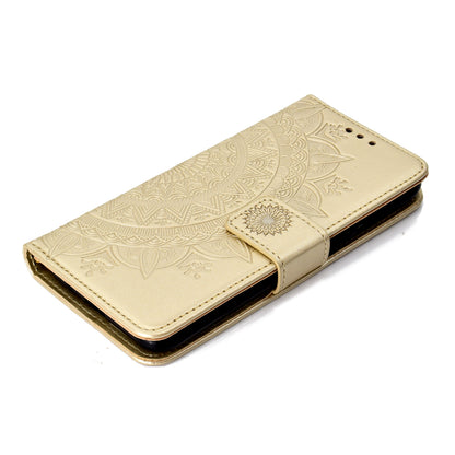 Imprinted Mandala Pattern Wallet Leather Mobile Case for Huawei Y5 (2018) / Y5 Prime (2018) / Honor Play 7 / Honor 7s