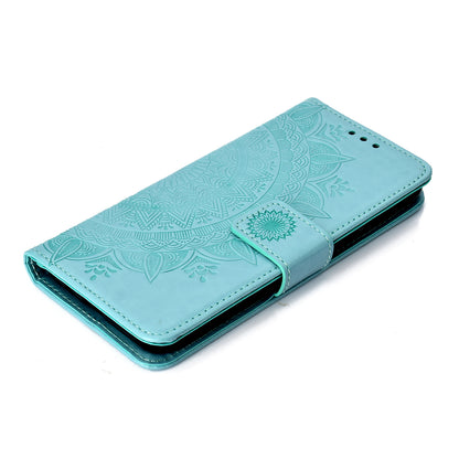 Imprinted Mandala Pattern Wallet Leather Mobile Case for Huawei Y5 (2018) / Y5 Prime (2018) / Honor Play 7 / Honor 7s