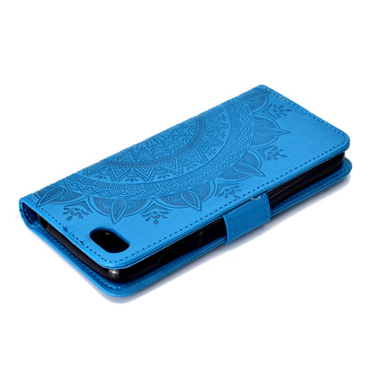 Imprinted Mandala Pattern Wallet Leather Mobile Case for Huawei Y5 (2018) / Y5 Prime (2018) / Honor Play 7 / Honor 7s