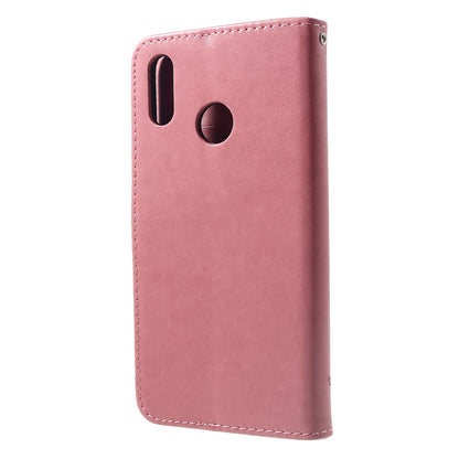 Imprint Butterfly Flower Leather Phone Case for Huawei nova 3i / P Smart Plus Wallet Stand Case