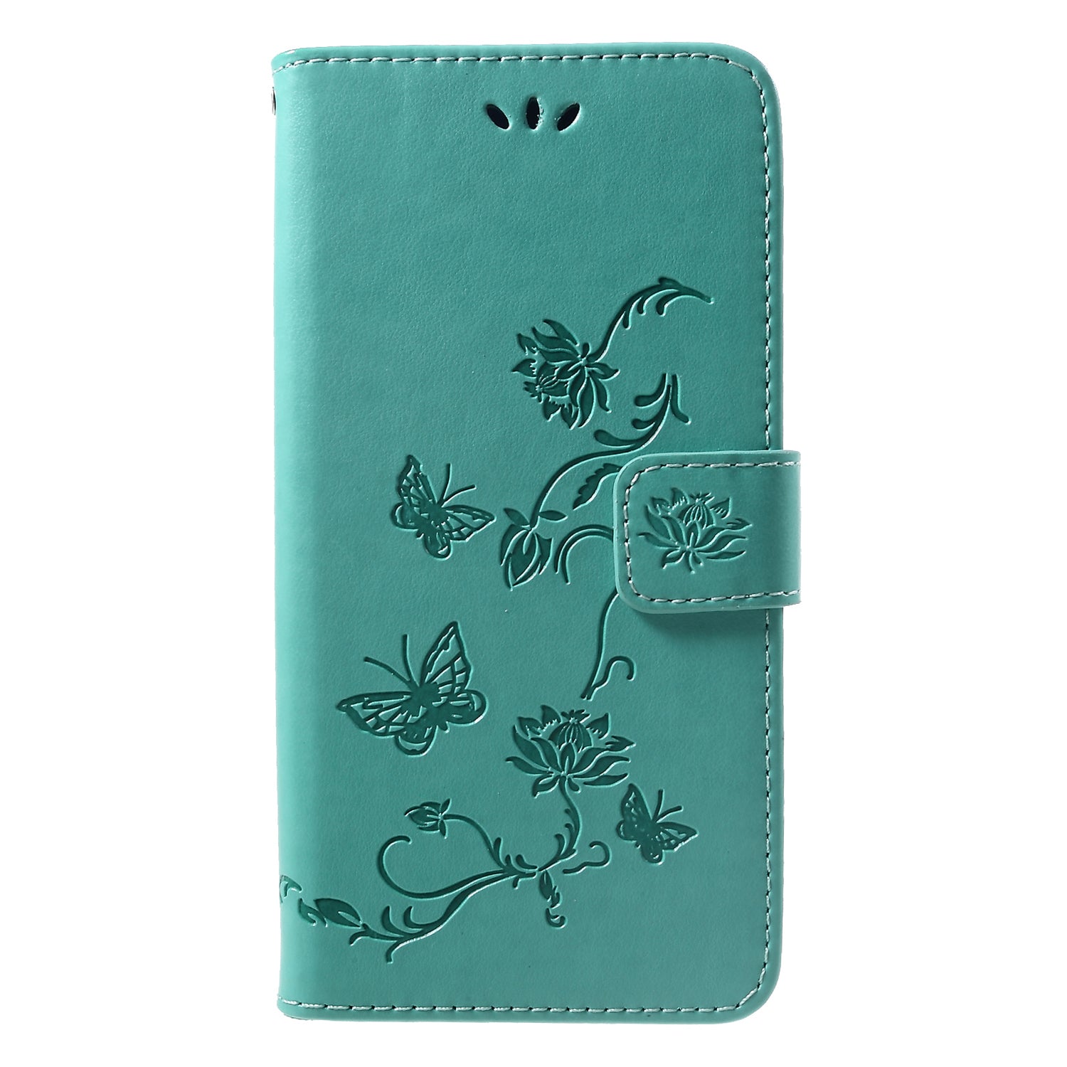 Imprint Butterfly Flower Leather Phone Case for Huawei nova 3i / P Smart Plus Wallet Stand Case