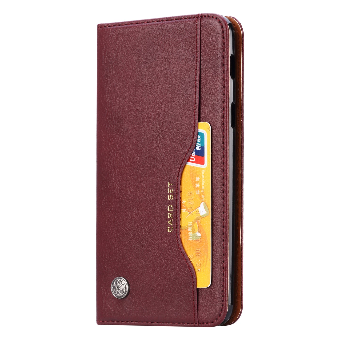 Auto-absorbed Leather Wallet Case for Huawei Mate 20 Lite