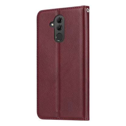 Auto-absorbed Leather Wallet Case for Huawei Mate 20 Lite