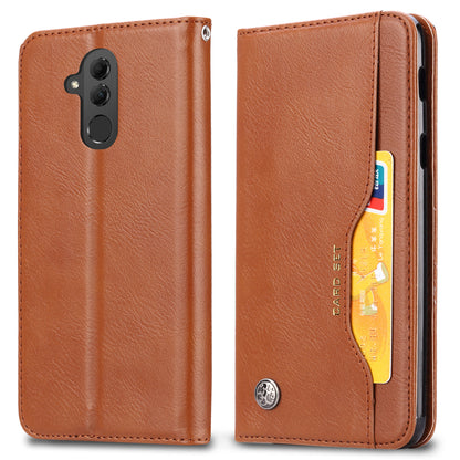 Auto-absorbed Leather Wallet Case for Huawei Mate 20 Lite