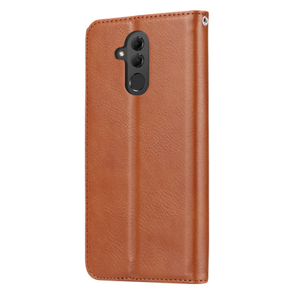 Auto-absorbed Leather Wallet Case for Huawei Mate 20 Lite