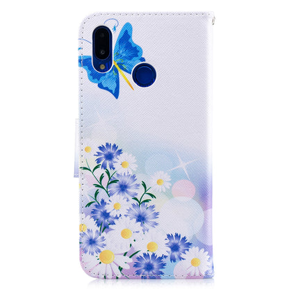 Pattern Printing PU Leather Wallet Case Cover for Huawei nova 3i / P Smart Plus