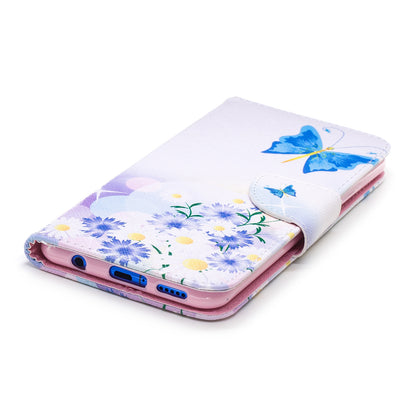 Pattern Printing PU Leather Wallet Case Cover for Huawei nova 3i / P Smart Plus