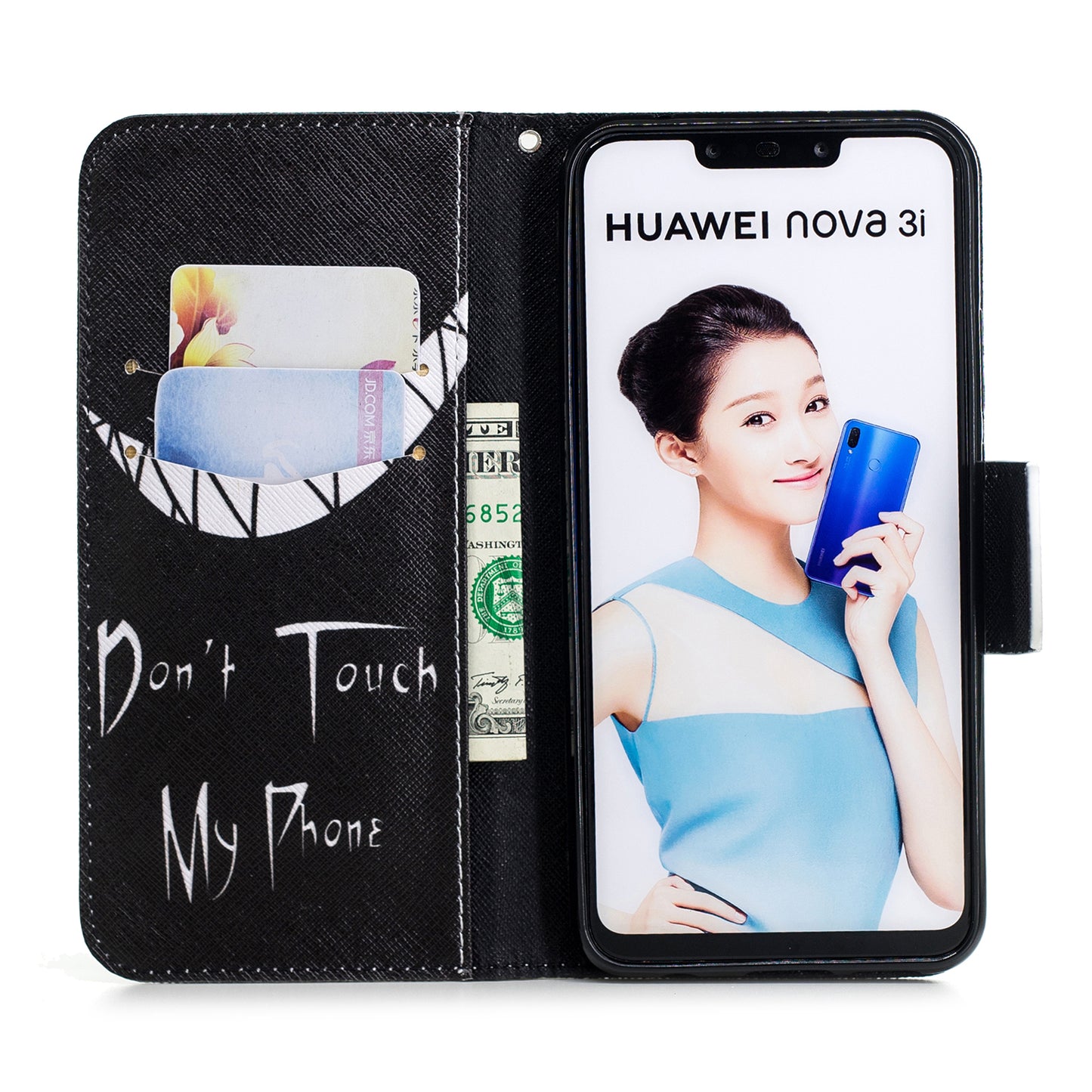 Pattern Printing PU Leather Wallet Case Cover for Huawei nova 3i / P Smart Plus