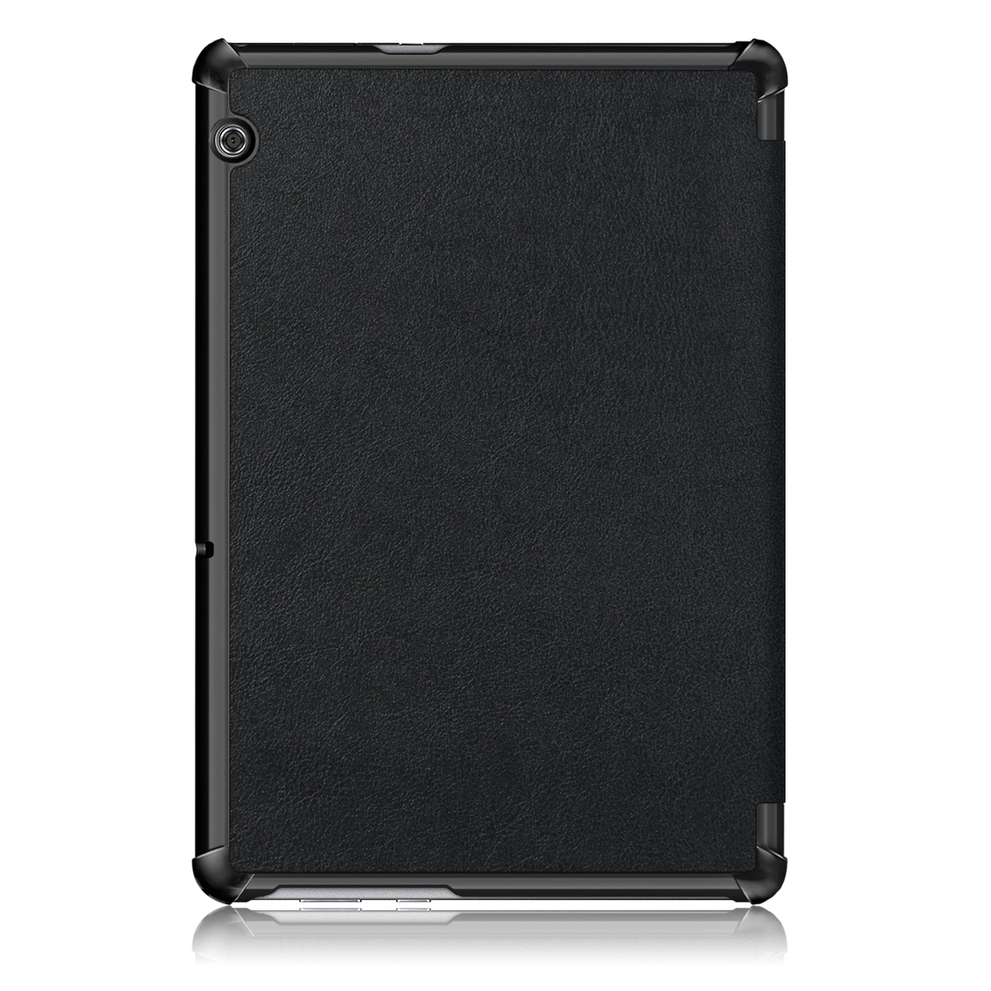 PU Leather Tri-fold Stand Tablet Flip Protective Casing for Huawei Mediapad T5 10