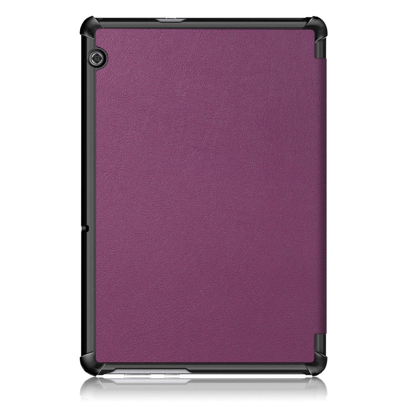 PU Leather Tri-fold Stand Tablet Flip Protective Casing for Huawei Mediapad T5 10