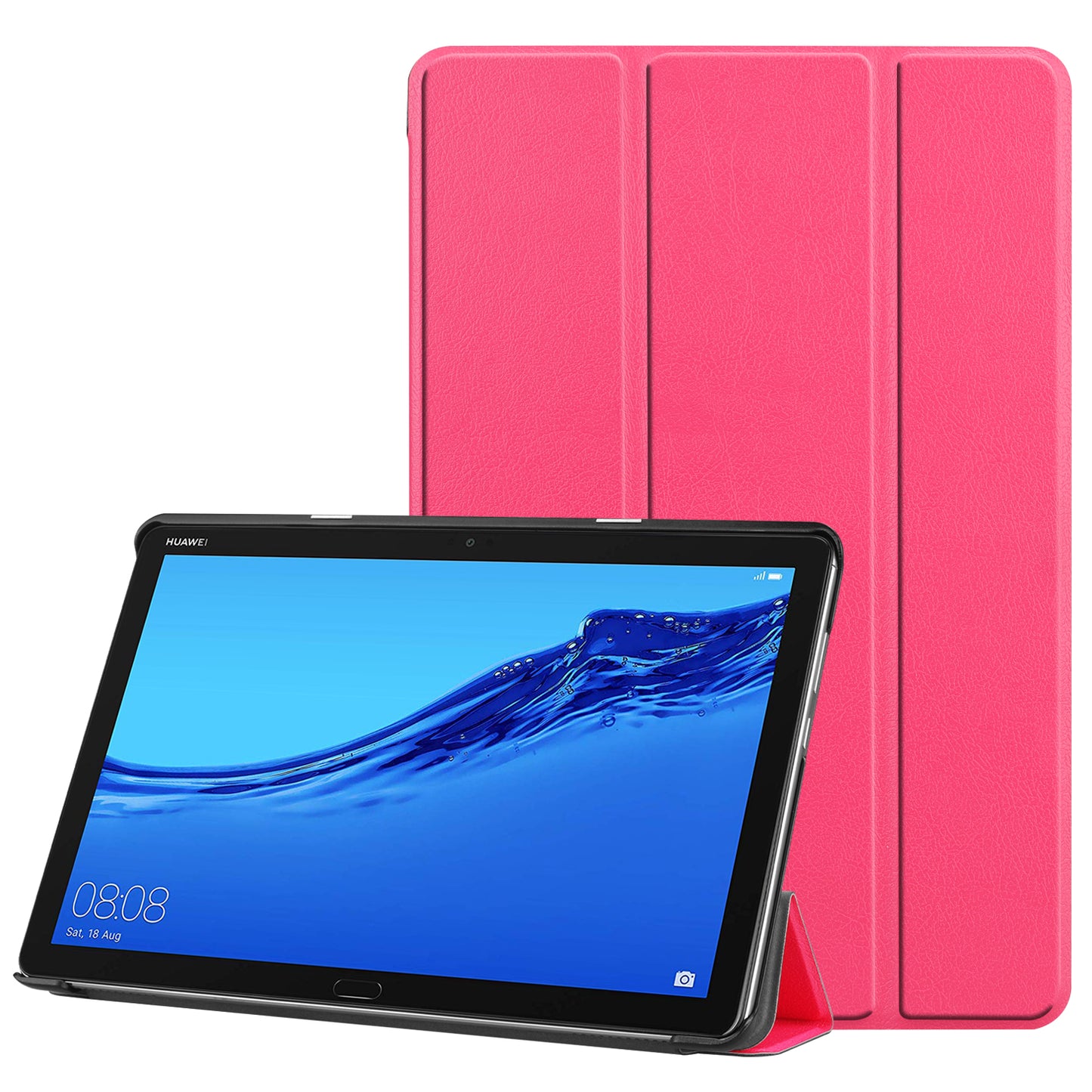 Tri-fold Stand Leather Protection Cover for Huawei Mediapad C5 10 / M5 Lite 10