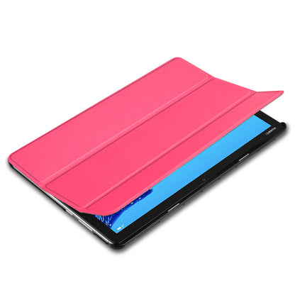 Tri-fold Stand Leather Protection Cover for Huawei Mediapad C5 10 / M5 Lite 10