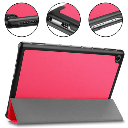 Tri-fold Stand Leather Protection Cover for Huawei Mediapad C5 10 / M5 Lite 10