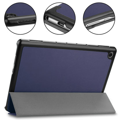 Tri-fold Stand Leather Protection Cover for Huawei Mediapad C5 10 / M5 Lite 10