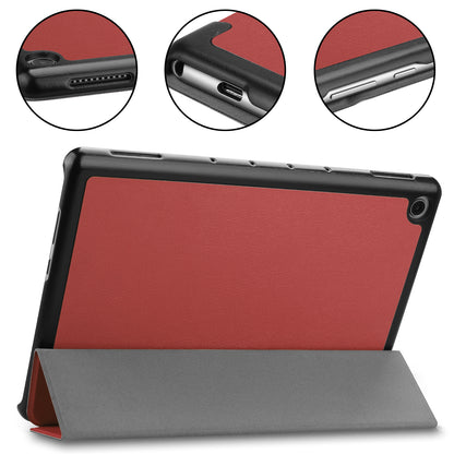 Tri-fold Stand Leather Protection Cover for Huawei Mediapad C5 10 / M5 Lite 10