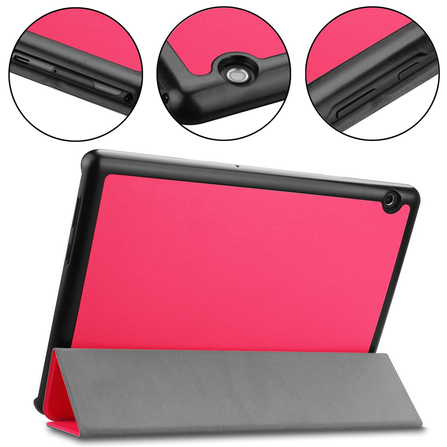 Anti-shock Dustproof Supporting Stand Tablet Cover Leather Tablet Case for Huawei MediaPad T5 10