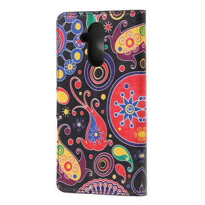 Pattern Printing PU Leather Stand Phone Casing for Huawei Mate 20 Lite