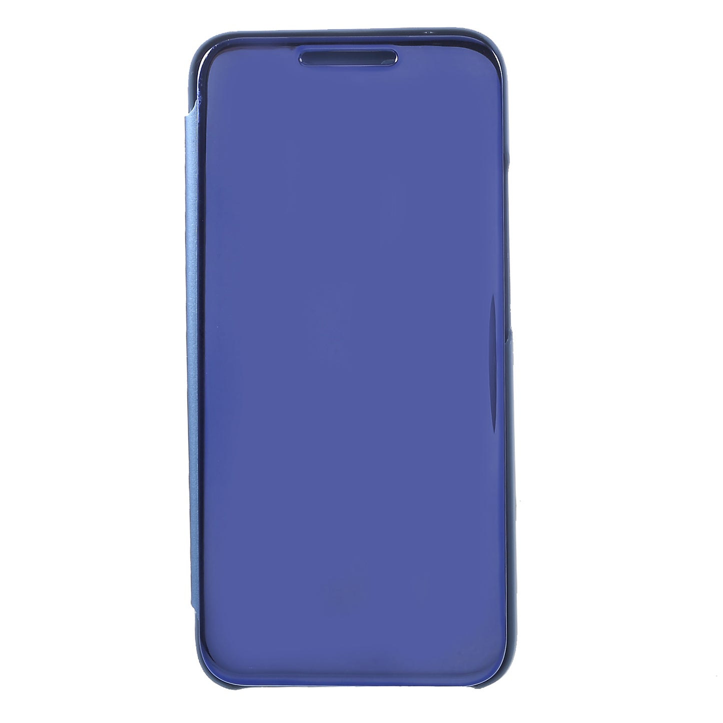 Plated Mirror Surface View Window Leather Stand Case for Huawei Mate 20 Lite / Maimang 7