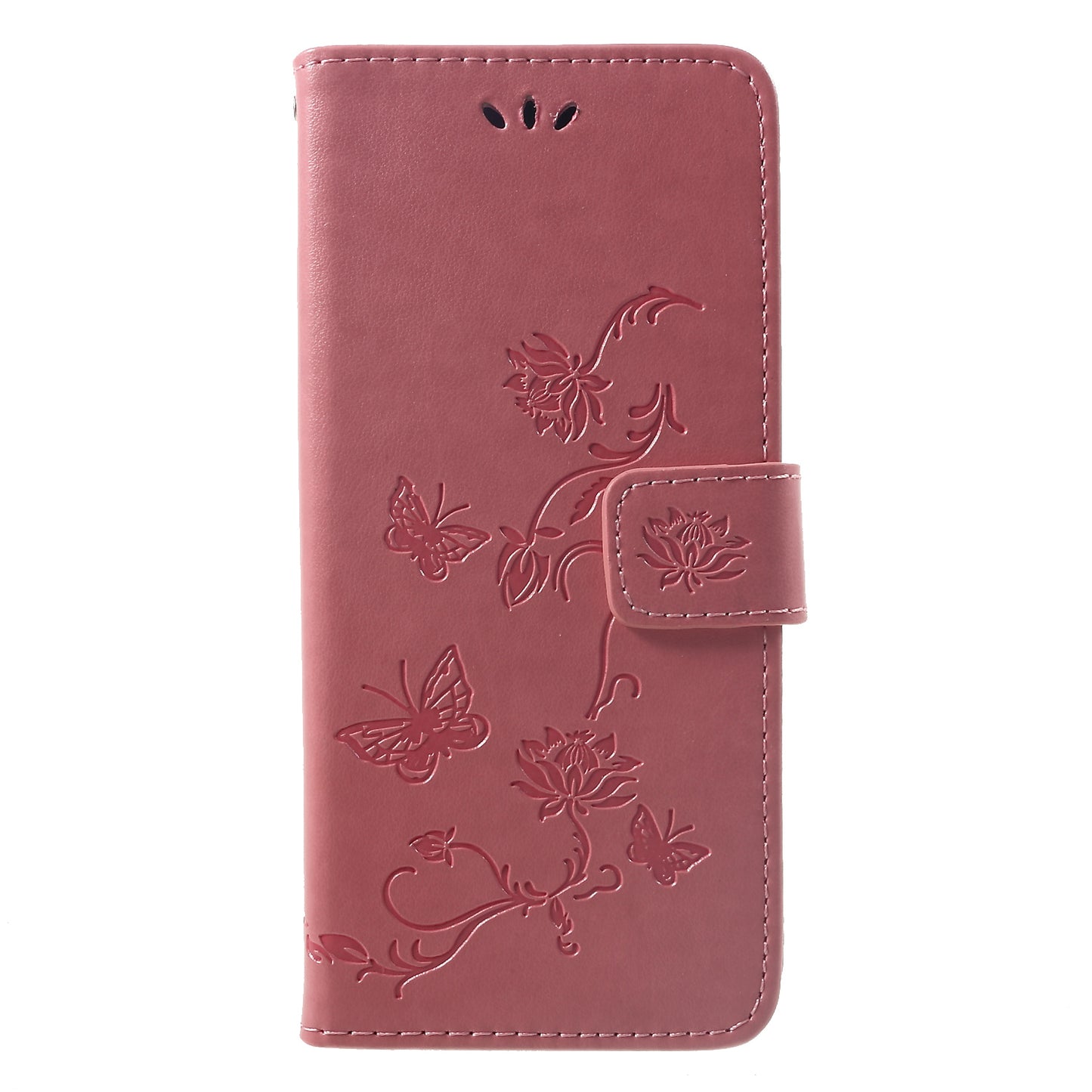 Imprint Butterfly Flowers Leather Stand Wallet Folio Case for Huawei Mate 20 Pro