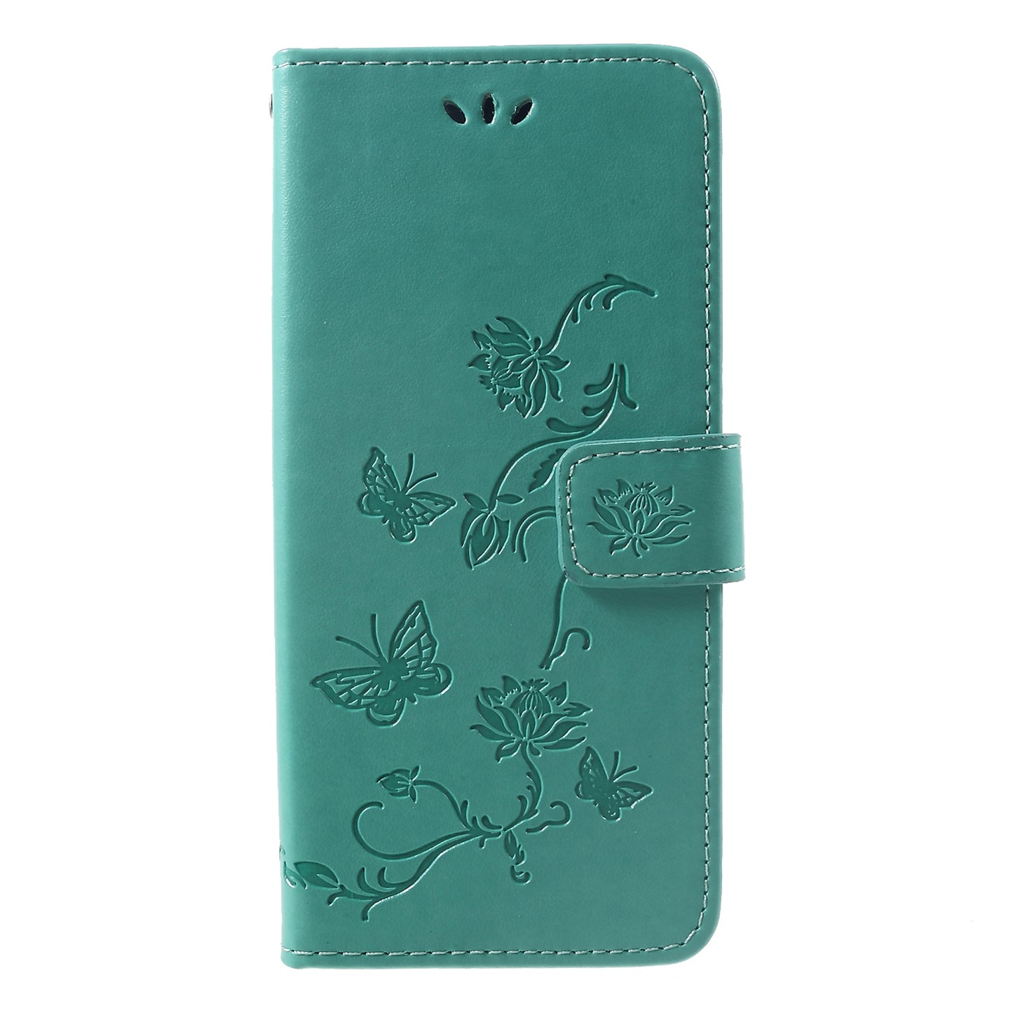 Imprint Butterfly Flowers Leather Stand Wallet Folio Case for Huawei Mate 20 Pro